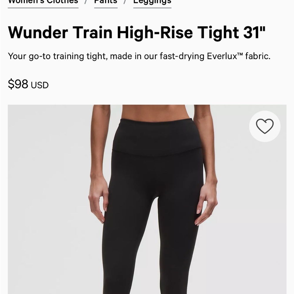 Wunder Train High-Rise Light Grey Leggings